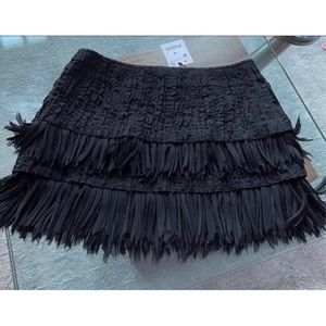 Zara Fringe Skirt